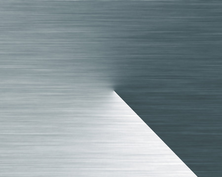 Metal background or texture of brushed steel plate with reflections Iron plate and shinyの写真素材