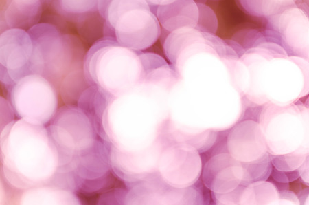 Violet purple bokeh out of focus background from nature forestの写真素材