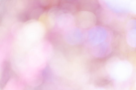 Violet purple bokeh out of focus background from nature forestの写真素材