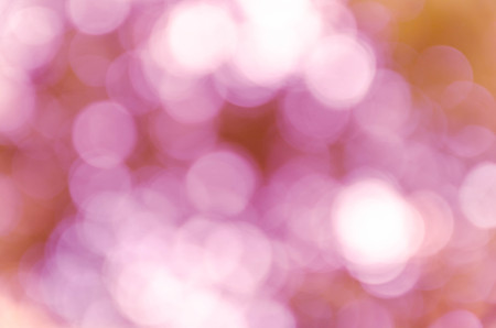 Violet purple bokeh out of focus background from nature forestの写真素材