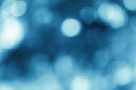 Blue bokeh background