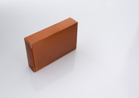 carton box Brown colorの写真素材