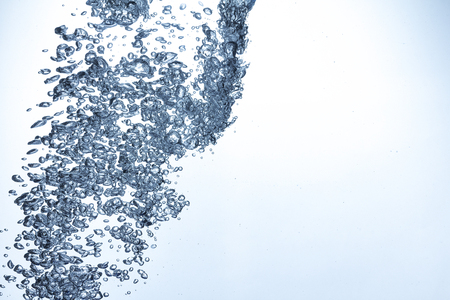 Bubbles in fresh waterの写真素材