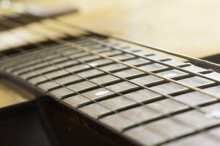 Classic Guitar. shallow depth of fieldの写真素材