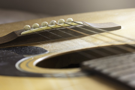 Classic Guitar. shallow depth of fieldの写真素材