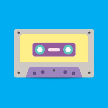 Audio Cassette. Cute Vector illustrationのイラスト素材
