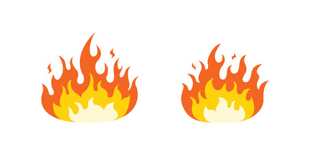 Fire Frame setのイラスト素材