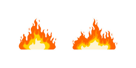 Fire flameのイラスト素材