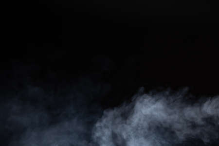 Smoke background. fog on black background