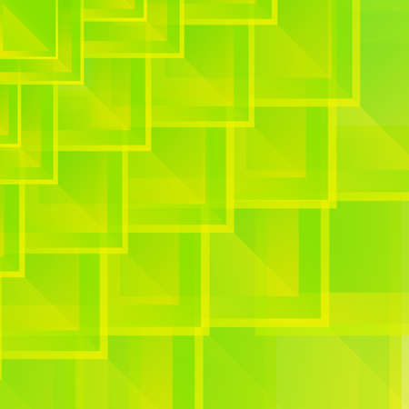 Abstract green and yellow background with motifの写真素材
