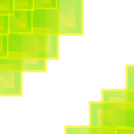 Abstract green and yellow background with motifの写真素材