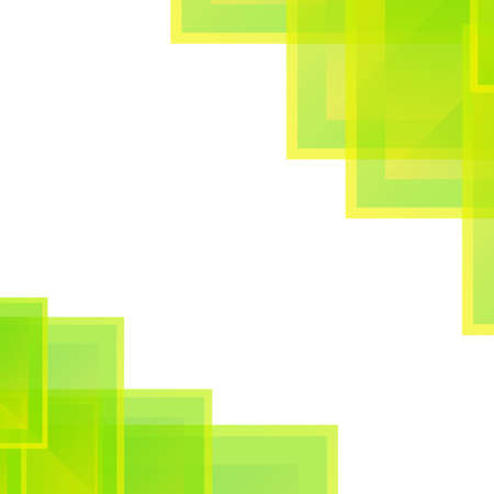 Abstract green and yellow background with motifの写真素材