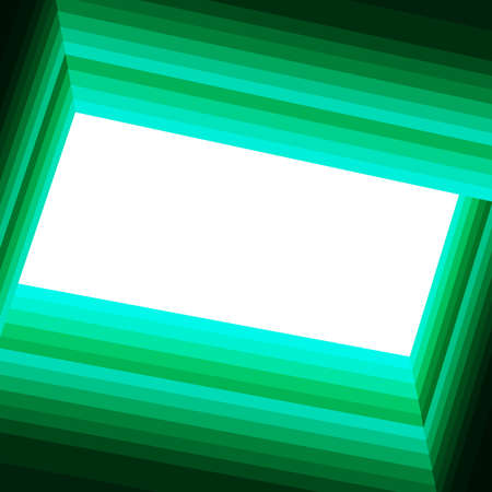 Green abstract objectの写真素材