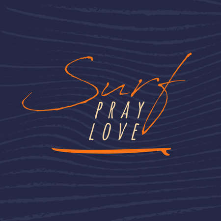 surfing print creative logo