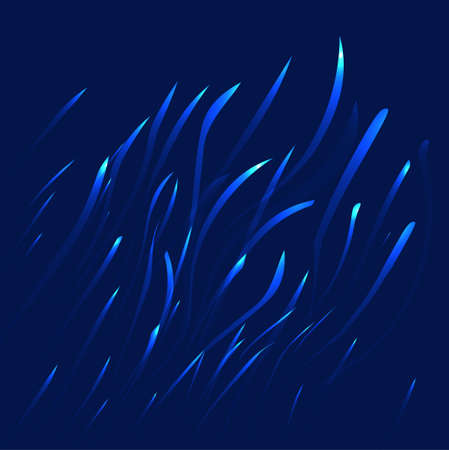 Neon Light Rays. Falling meteors, starsのイラスト素材