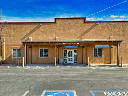 Albuquerque, New Mexico, USA - March 7, 2023. 1401 Central Ave Office Propertyのeditorial素材