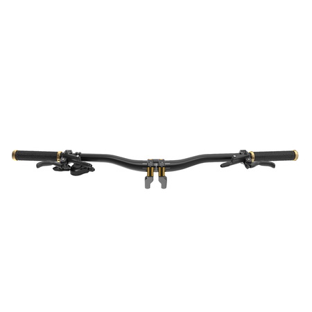 Mountain Bike Handlebar on white background. 3D illustrationの写真素材