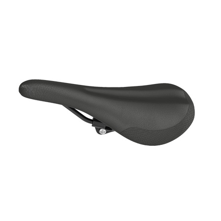 Bicycle Saddle on white background. 3D illustrationの写真素材