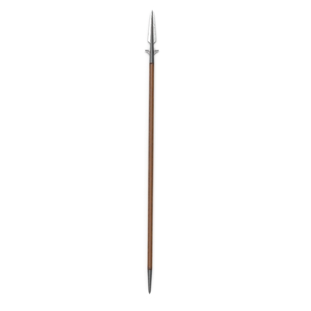 Viking Spear on white. 3D illustrationの写真素材