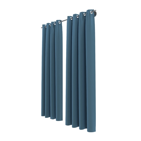 Classic curtain. Isolated on white. 3D illustrationの写真素材