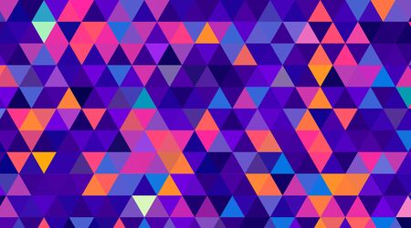 Vector abstract blue background with lines and triangles. illustration technology.のイラスト素材
