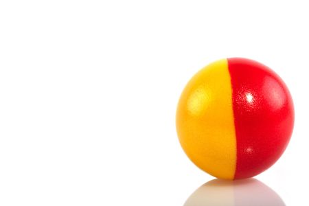 Paintball with balls isolated on a white backgroundの写真素材