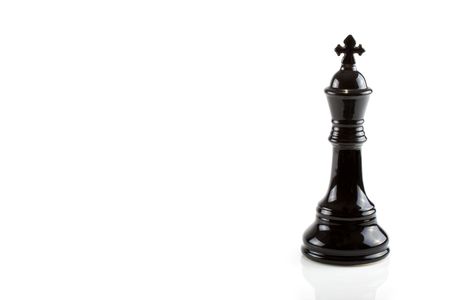 Chess piece isolated on a white backgroundの写真素材