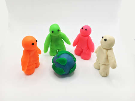 Saving an earthの写真素材