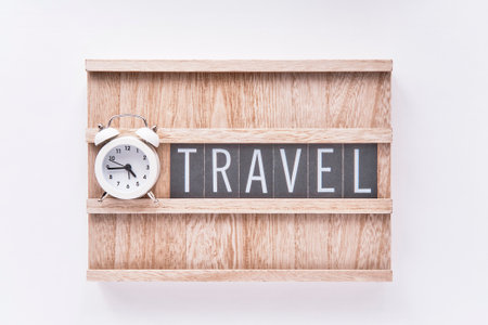 Creative composition Time to travel.の写真素材