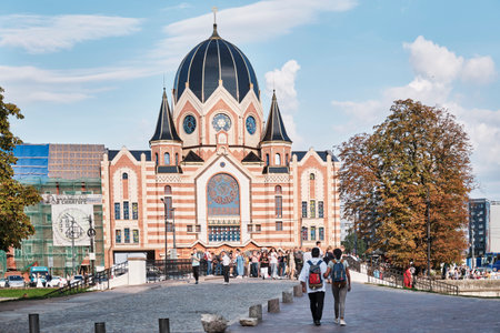 New Synagogue reconstructed on very spot where New Liberal Synagogue of Konigsberg wasのeditorial素材