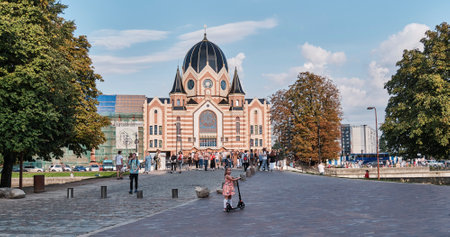 New Synagogue reconstructed on very spot where New Liberal Synagogue of Konigsberg wasのeditorial素材
