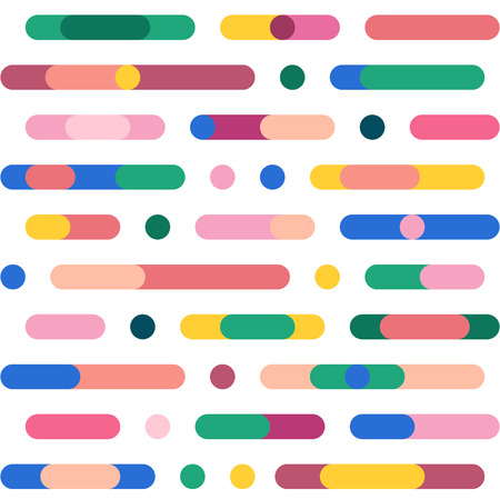 Colorful abstract seamless pattern. Vector background.のイラスト素材