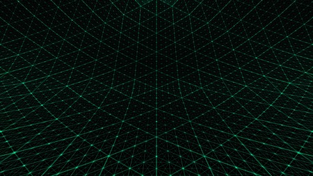 Distorted grid pattern background