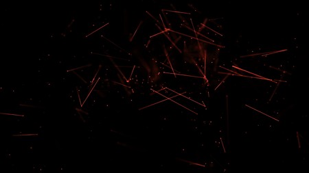 Abstract lines glow with depth of field redの写真素材