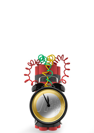 the risk of european union. 3d renderingの写真素材