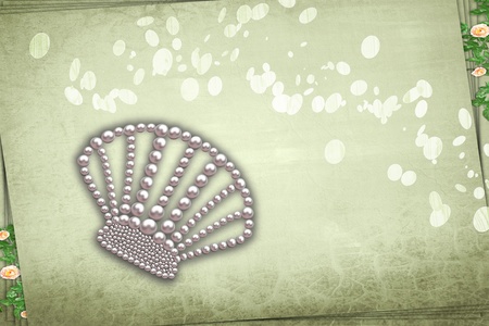 	Cockleshell from pearls