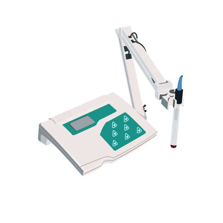 pH Meter Calibrationの写真素材