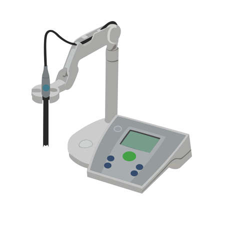 pH Meter Calibrationの写真素材
