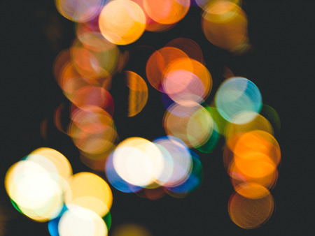 Defocused christmas lights background