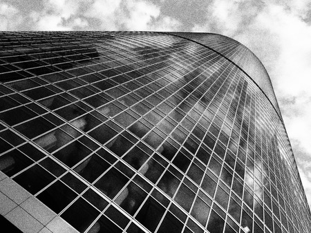 Modern skyscraper in Moscowの写真素材