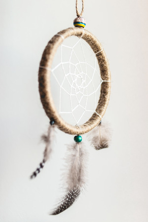 Minimalistic dreamcatcherの写真素材