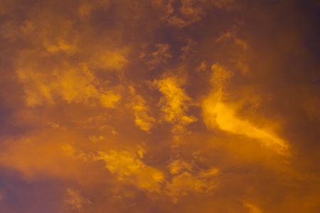 Colorful sky at sunset