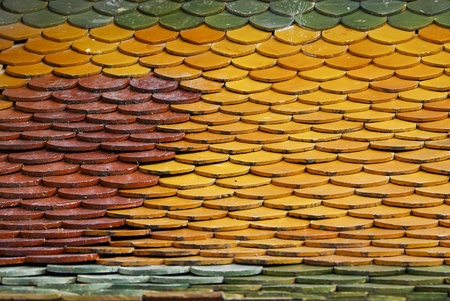 color roof tiles textureの写真素材