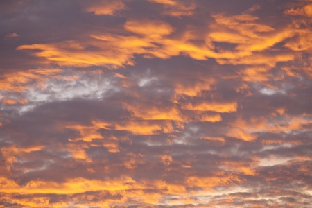 Sunset   sunrise with clouds, light rays and other atmospheric effectの写真素材