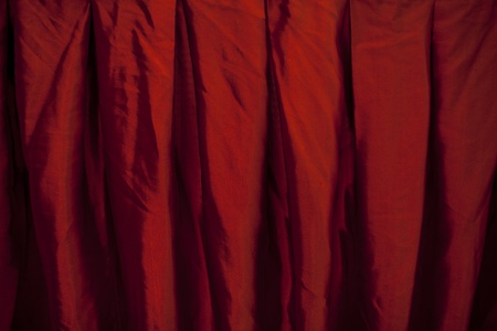 Red velvet curtainの写真素材