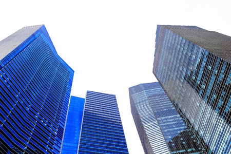 Modern building business architecture of Singaporeの写真素材