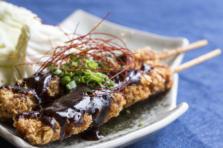 Chicken fried teriyakiの写真素材