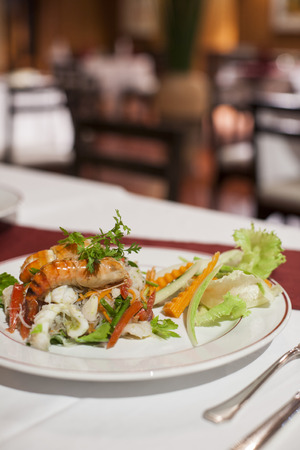 gourmet on restaurantの写真素材