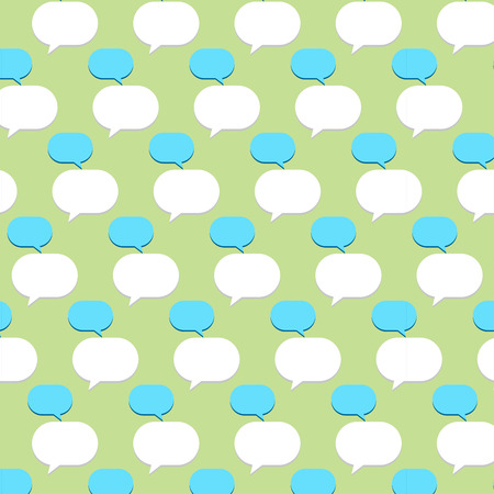 Bubble quote patterns backgroundのイラスト素材