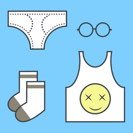 Underwear Setのイラスト素材